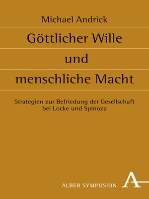 cover image of Göttlicher Wille und menschliche Macht